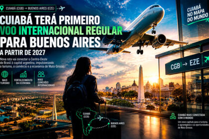 Cuiabá terá primeiro voo internacional regular para Buenos Aires a partir de 2027-sindicolegal