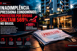 Inadimplência pressiona condomínios protestos por dívidas saltam 569% no Brasil-sindicolegal