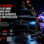 Sem CNH e foragido: motorista de BMW é procurado após sequência de acidentes que matou motociclista em Cuiabá-sindicolegal
