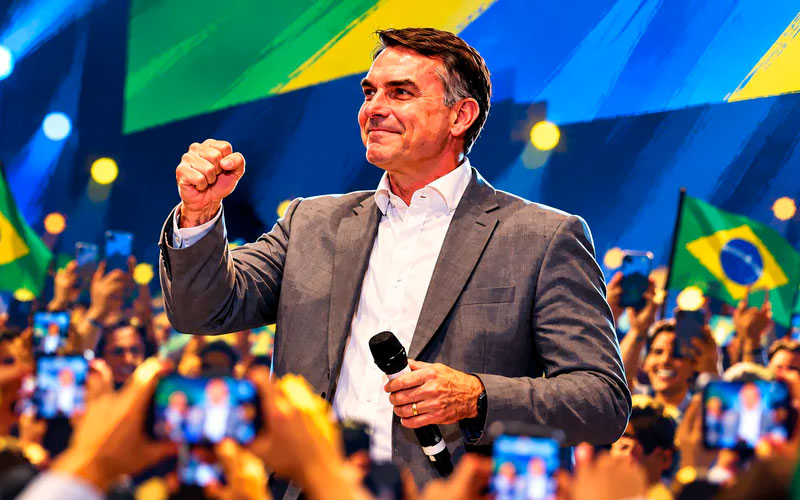 Flávio Bolsonaro amplia apoio político e defende mudanças na Constituição-sindicolegal