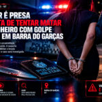 Mulher é presa suspeita de tentar matar companheiro com golpe de faca em Barra do Garças-sindicolegal