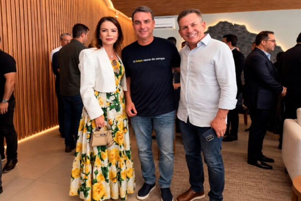 Virginia Mendes e Mauro Mendes reforçam apoio a Flávio Bolsonaro e pedem votos para o segundo turno-sindicolegal